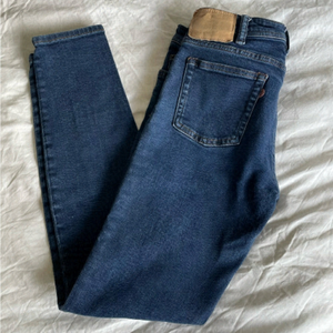 [25] Acne Studios Bla Konst Climb Dark Blue Denim Straight Leg Jean